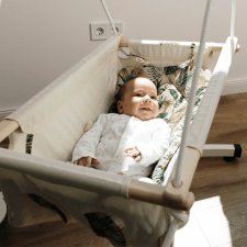Incababy babahinta (bézs-zöld virág) babahinta