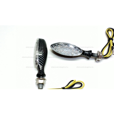 Index LED-es karbon RV-03-11-20 motorkerékpár irányjelző