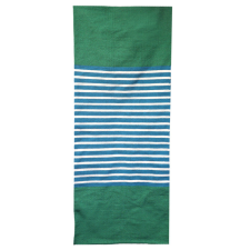  Indiai Pamut Szőnyeg - 70x170cm - Kék / Zöld lakástextília