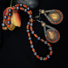  Indiai szett nyaklánc