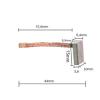  Indító motor szénkefe szett: 4db (6,4x10x15mm)