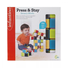  Infantino összeilleszthető kockák kreatív és készségfejlesztő