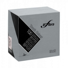 Infibra Szalvéta 25x25cm szürke 2 réteg 100 lap/csomag asztalterítő és szalvéta
