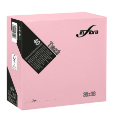 Infibra Szalvéta 38x38cm Pink 2réteg 40lap/csg 36csg/karton 24kart/rl asztalterítő és szalvéta