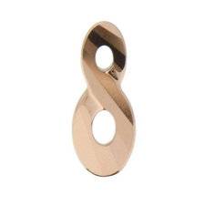 Infinity Pendant- Swarovski medál - Rose Gold -18 mm medál