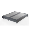 Infiniza Szállodai Springbox Ágykeret - Kárpitozott Szürke Boxspring 90x200 cm BFV27