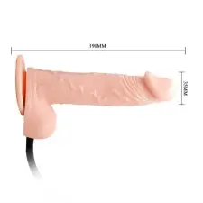  Inflatable Dildo 7,5" Flesh műpénisz, dildó
