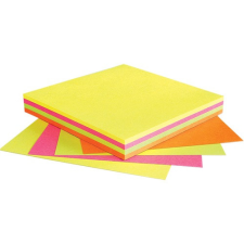 Info Notes Öntapadós jegyzettömb Info Notes 75x75 mm 100 lapos élénk vegyes színek post-it