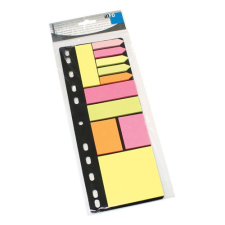 Info Notes Öntapadós jegyzettömb szett Info Notes 315x120 mm vegyes színek gyűrűs betéten post-it