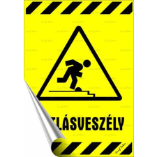 . Információs matrica, 25x17,5 cm,  Botlásveszély információs címke