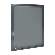 Információs vitrin 94x70cm antracit RAL7016 információs címke