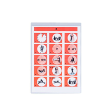  Infrakabin használati útmutató nemzetközi, 217*302mm, vízálló, keret nélkül medence kiegészítő