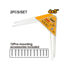 INGCO Polctartó konzol 100 x 120 mm (2 db) bútor