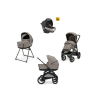 Inglesina Aptica XT Duo 4in1 kombinált babakocsi + Darwin i-Size, Tundra Beige (Az APTICA XT babakocsi)