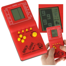 Inlea4Fun Tetrisz ügyességi játék ELECTRONIC Game 9999in1 - Piros társasjáték