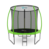  INLEA ULTIMATE Jump Trambulin belső védőhálóval 250 cm - világoszöld