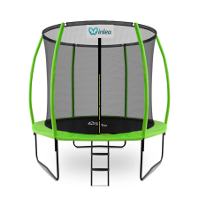  INLEA ULTIMATE Jump Trambulin belső védőhálóval 250 cm - világoszöld trambulin szett