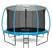  INLEA ULTIMATE Jump Trambulin belső védőhálóval 366 cm - világoskék trambulin szett