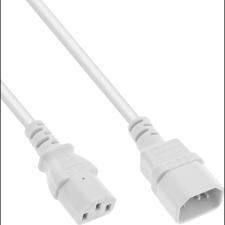 Inline 16503W tápkábel Fehér 0,3 M C13 csatlakozó C14 csatlakozó (16503W) kábel és adapter
