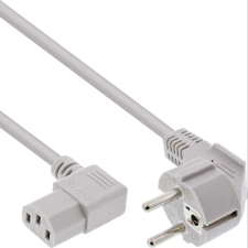 Inline 16647B tápkábel Szürke 1 M C13 csatlakozó CEE7/7 (16647B) kábel és adapter