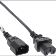 Inline 16811C tápkábel Fekete 3 M C14 csatlakozó C15 csatlakozó (16811C) kábel és adapter