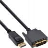 Inline 17110 video átalakító kábel 10 M DisplayPort DVI-D Fekete (17110)