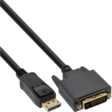 Inline 17111 video átalakító kábel 1 M DVI-D DisplayPort Fekete (17111) kábel és adapter