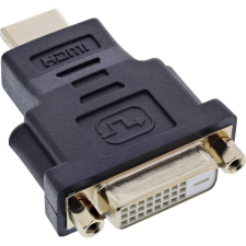 Inline 17670P DVI-D female DVI-D Fekete kábel és adapter