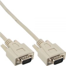 Inline 17712C VGA kábel 1 M VGA (D-Sub) Bézs (17712C) kábel és adapter
