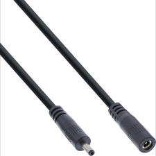 Inline 26901I tápkábel Fekete 1 M 3.5 x 1.35 mm (26901I) kábel és adapter