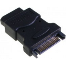 Inline 29677 csatlakozó átlakító 5.25" male 15pin SATA Fekete (29677) kábel és adapter