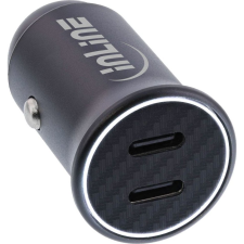 Inline 31502Y mobiltelefon töltő Univerzális Fekete Szivargyújtó Automatikus (31502Y) kábel és adapter