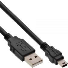 Inline 33107M USB kábel 3 M USB A Mini-USB B Fekete (33107M) kábel és adapter