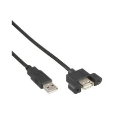 Inline 33440E USB kábel 0,6 M Fekete kábel és adapter