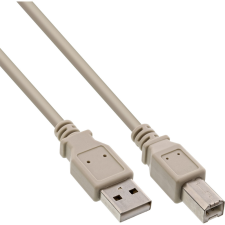 Inline 34518L 1,8 M USB A USB B Bézs kábel és adapter