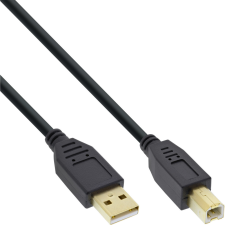 Inline 34518S 2 M USB A USB B Fekete kábel és adapter