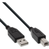 Inline 34557X USB kábel USB 2.0 7 M USB A USB B Fekete (34557X)