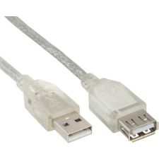 Inline 34605 USB kábel 5 M USB A Átlátszó (34605) kábel és adapter