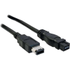 Inline 36903 firewire kábel 3 M Fekete (36903)