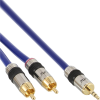 Inline 4043718032112 audio kábel 10 M 2 x RCA 3.5mm Kék (89936P)