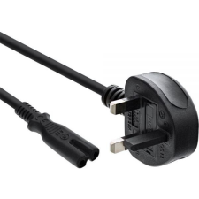Inline 4043718032655 tápkábel Fekete 1,8 M BS 1363 C7 csatlakozó (16654E) kábel és adapter