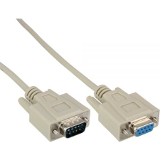 Inline 4043718035601 soros kábel Bézs 20 M DB-9 (12214) kábel és adapter