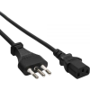 Inline 4043718038084 tápkábel Fekete 1,8 M L típusú hálózati csatlakozó C13 csatlakozó (16652I)