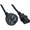 Inline 4043718051618 tápkábel Fekete 1,8 M AS3112 C13 csatlakozó (16652D)