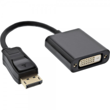 Inline 4043718126262 0,15 M DisplayPort DVI-D Fekete kábel és adapter