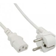 Inline 4043718143771 tápkábel Fehér 3 M CEE7/7 IEC C13 (16649W) kábel és adapter