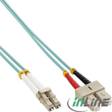 Inline 4043718165841 InfiniBand és száloptikai kábel 1 M LC SC Türkizkék (88641O) kábel és adapter