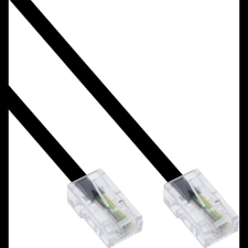 Inline 68810A telefonkábel 10 M Fekete (68810A) kábel és adapter
