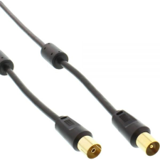 Inline 69403P koax kábel 3 M F-típusú Fekete (69403P) kábel és adapter
