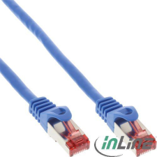 Inline 76411B hálózati kábel Kék 1 M Cat6 S/FTP (S-STP) (76411B) kábel és adapter